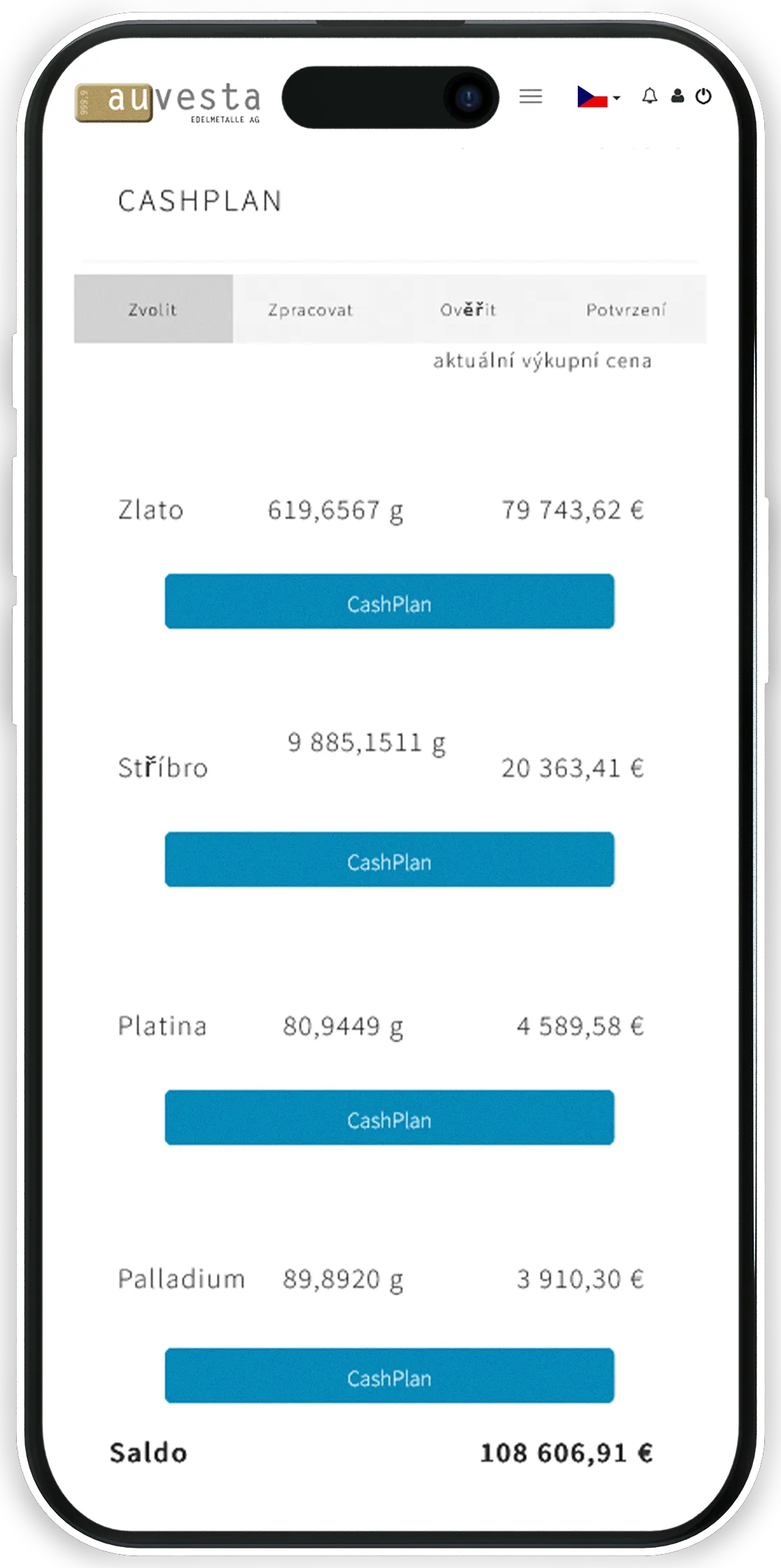 Cash-plán - Jednou zřídit, pravidelně vyplácetn